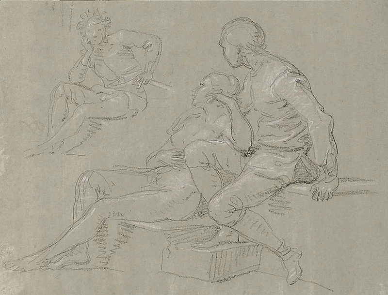Jean - Baptiste Wicar, Studi di figure